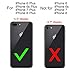 Vofolen Case for iPhone 8 Plus Case Wallet Card Holder ID Slot Scratch Resistant Dual Layer Protective Bumper Rugged TPU Rubber Armor Hard Shell Cover for iPhone 6 Plus 6s Plus 7 Plus Gun Color
