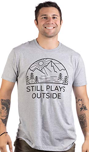 Still Plays Outside Hiking Tee | Funny Hiker Camping Camper Outdoors Men Women Shirt3