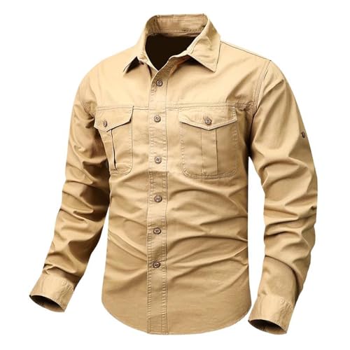 Chemise homme coton workwear ample pour dissimuler les formes