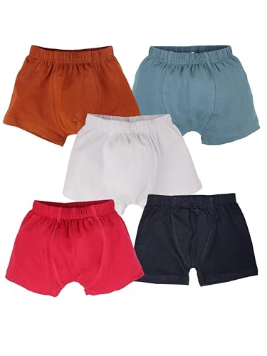 Image of KiddoPanti Boys Boxer Shorts Pack of 3 | Soft Cotton-Lycra Blend | Comfortable Fit with Bio Wash for All-Day Comfort | Kids Briefs