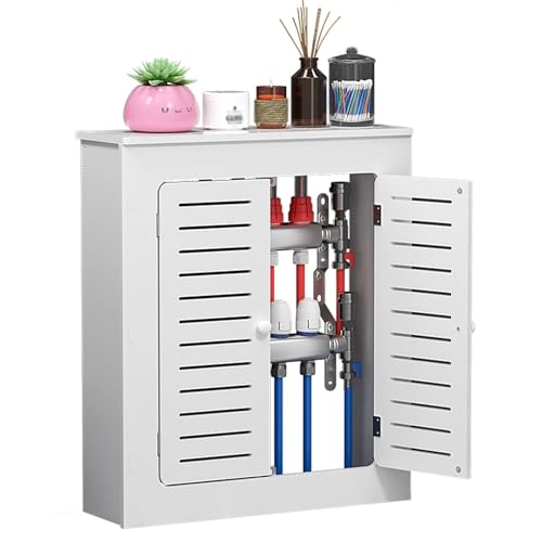 Cache-radiateur 60x60x15 étagère armoire chauffante meuble - 2