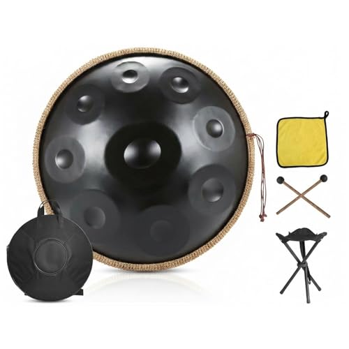 �n���h�p�� �v���p 22�C���` 10 12�m�[�g D�}�C�i�[ 440Hz 432Hz �����| �X�`�[���h���� �n���h���C�h �L�т₩�ȗ]�C �Ŋy�� �y�� ���C�u �X�e�[�W ���R�[�f�B���O �X�g���[�g���t 55cm(����,432HZ/10Note)