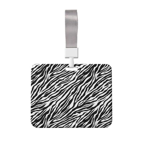 IDカードホルダー ゼブラ柄 名刺ホルダー ネームホルダー 名札ケース 定期ケース 薄型 吊り下げ名札 IDカードケース おしゃれ パスケース 社員証 学生証 通勤 通学 贈り物