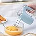 Produktbild YYSDH 2020 Electric Hand Mixer Edelstahl Mixer Elektrische 125W 5 Verschiedene Geschwindigkeitseinstellungen und Robustes Schlägel und Knethaken