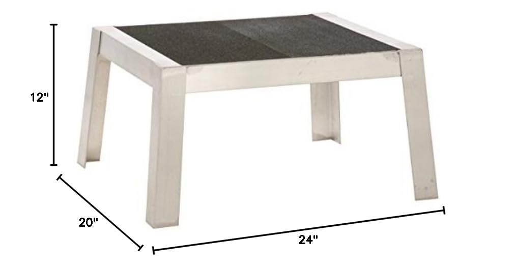 XDR2024-12 Platform Step Stool with Traction Tape, 24" Width x 12" Height x 20" Length