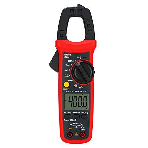 UNI-T UT203+ Digital Clamp Meter AC/DC Current Multímetro Auto Range True RMS Max/Min Backlight Multimeter