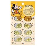 【ディズニー限定デザイン】ellips（エリップス）ヘアオイル シートタイプ8粒 (イエロー/トロピカルフルーツの香り)ミッキー