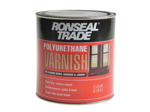 Ronseal TPUVGL1L Trade Polyurethane Varnish Gloss 1 Litre