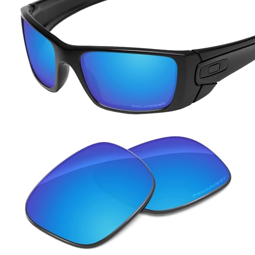 Image of Performance Replacement Lenses Compatible with Oakley Fuel Cell OO9096 Polarized, UV Protection, Anti-Scratch