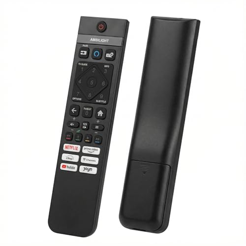 Dakana Fernbedienung für Philips Ambilight Smart TV – Passend für 55PUS8309 65OLED769 55PUS8919 43PUS8309 PUS8359 PML9019 & PUS8500 – Infrarot Handsender mit Joyn & Netflix – Ohne Sprachsteuerung