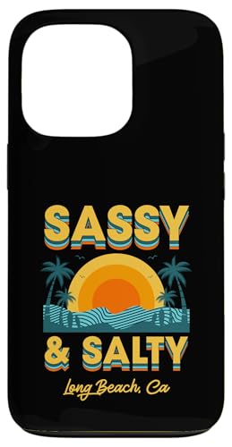 Sassy And Salty �����O�r�[�` �J���t�H���j�A ���g�� �g���s�J�� �X�}�z�P�[�X iPhone 13 Pro �p