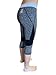 Psycho Bunny Women's Paneled Performance Leggings (Heather Anthracite, Medium)