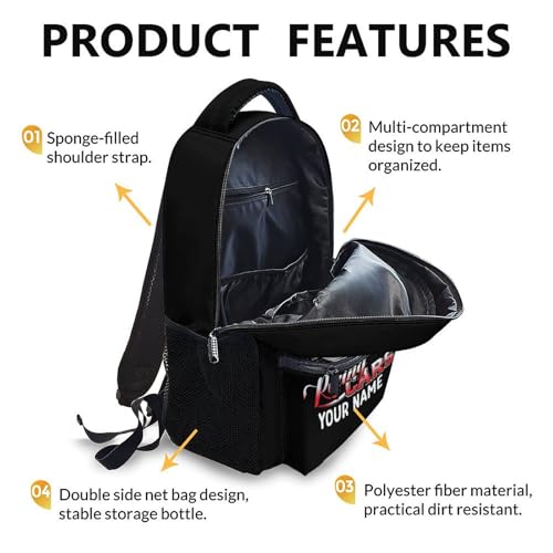 School Backpack for Boys, Personalized with Name Racing Car Backpacks for Students Kids 6-8, 17 Inches Cartoon Bookbag with Pockets for Kindergarten, Primary, Elementary, Back to School Supplies3