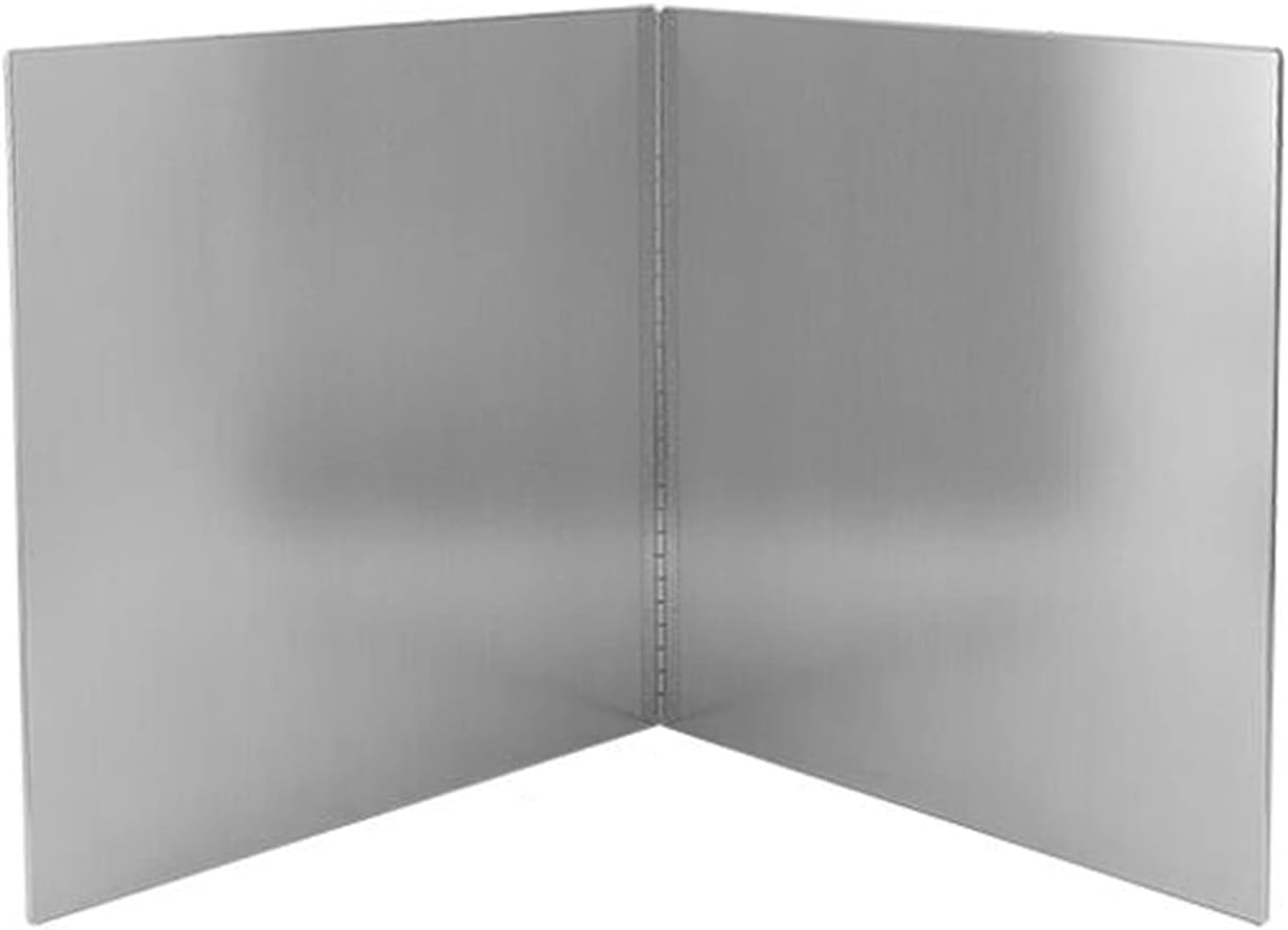 Kitchen Anti Splatter Shield Guard Oil Splash Baffle Oil Sided Splatter Guard Kitchen Non-Stick Oil Splash Guard Stainless Steel Stove Shield Oil Splatter Screen Kitchen T(Size:38 * 40CM)