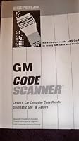 GM CODE SCANNER MANUAL CP9001 Car Computer Code Reader Domestic GM & Saturn B003VZSZLC Book Cover