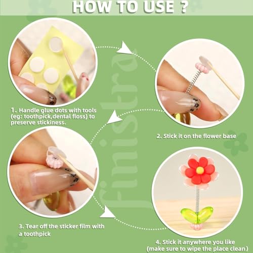 Image of Miniature Set for Home Decor, Deepawali Gift, Living Room, Figurines, Cake Decoration Items - Resin Car Dashboard Items (Multicolor) ((Circle Flower Miniature Set of 5))