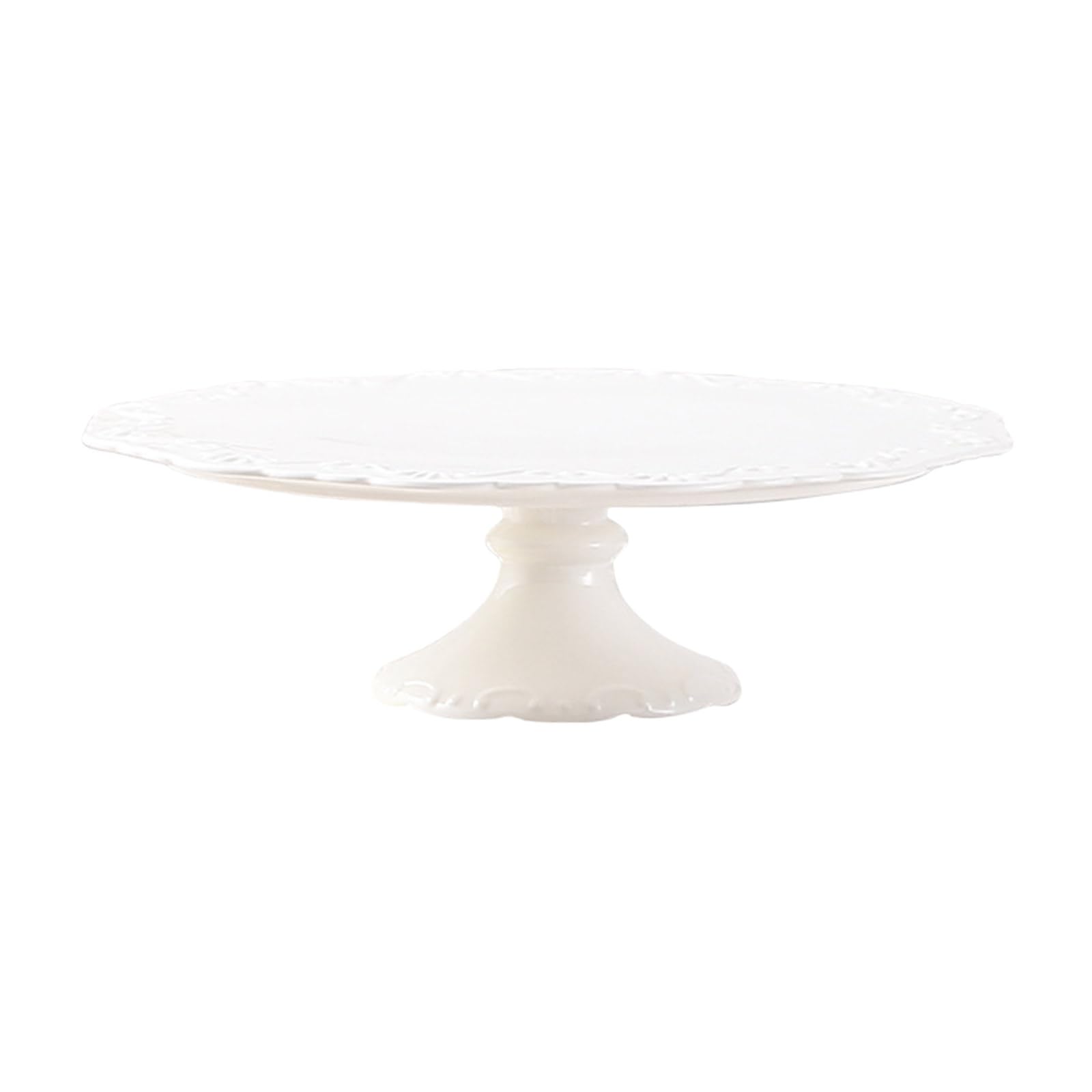 Ceramic Party Tray for Cakes Fruits and Pastries Multipurpose Serving Solution Various Occasion Ceramic Cake Tray