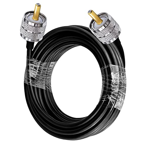 UHF Male to UHF Male Coaxial Cable 16.4ft(5M)