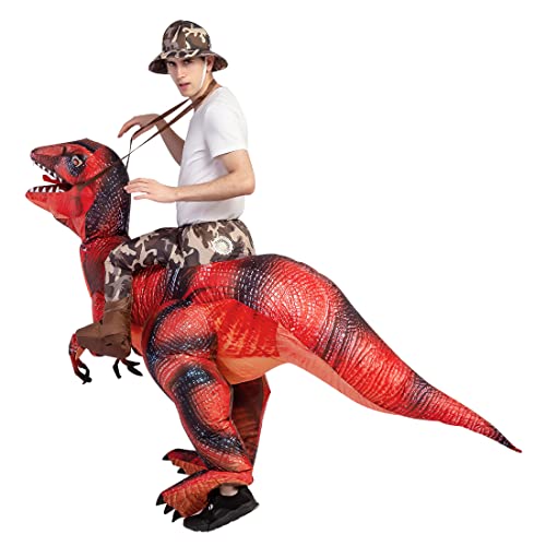 Goosh Inflatable Dinosaur Costume For Adult Halloween Costume Women Man 72Ft Funny Blow Up Costume For Halloween Party Cosplay #TOP2