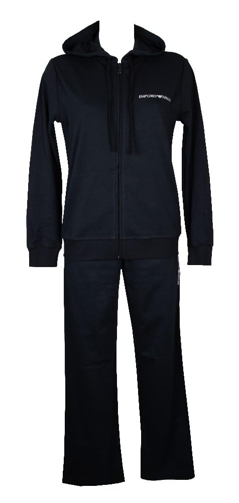Emporio Armani Interlock Lounge Zip Tracksuit Sweatshirt para Mujer