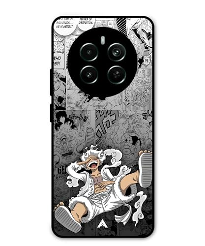 Image of Premium Anime 2 Case for Realme Narzo 70 (Glossy Finish) Soft-Touch Metal TPU Back Cover, Shockproof, Designer, Aesthetic Mobile Phone Case