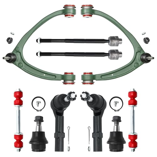 Kit 10 pièces avant pour Chevy Silverado 1500 avec bras de commande supérieur et barres de rechange
