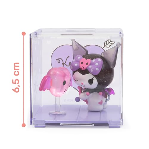 Hello Kitty Love Story Kuromi & My Melody Mini Figure Blind Bag 6.5cm Collectible Figure with Accessory in Box, Random Model, Ages 3+, Pink - Image 3