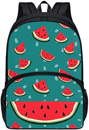 Freewander Watermelon Backpack Adjustable Strap Backpack Durable Anti Theft College School Computer Bag for Men & Women 17 Inch