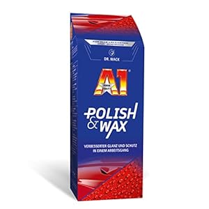 Dr. Wack – A1 Polish & Wax 500 ml – NEUE FORMEL I Auto-Politur & Auto-Wachs mit Carnauba I Noch besserer Schutz & Glanz…