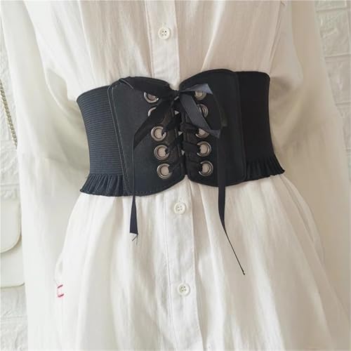 Corset Women Wide Corset Belt Waistband Female Elastic High Waist Bandages Girdle Belts For Coat Dress2