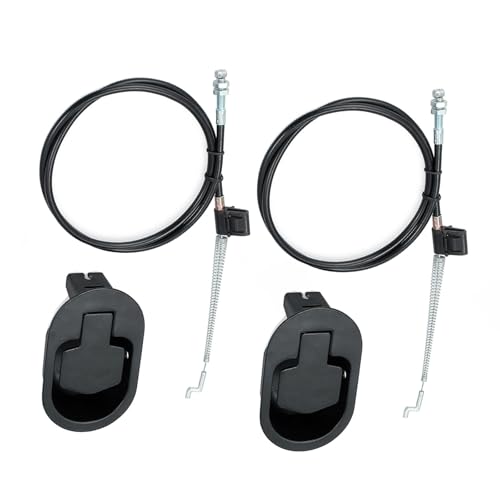 Yardenfun Palanca de Liberación para Sillón Reclinable 2 Piezas con Resorte y Cable de 96 CM Aleación de Aluminio Reforzada Piezas de Repuesto para Sofá y Muebles Reclinables Uso