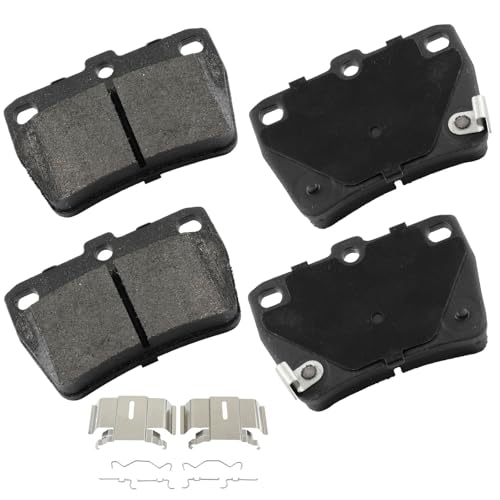 Image of cciyu D1051 Rear Metal Disc Brake Pads Kit For Toyota For RAV4 2004-2005