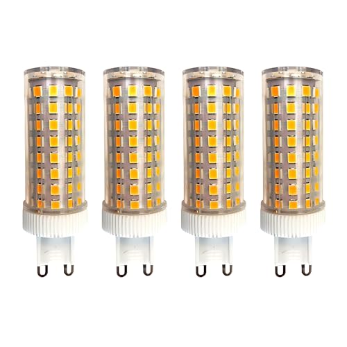 Kit 4 Lampada Led Halopim G9 15w 96 Leds Para Lustre Arandela (Branco quente) (Branco Quente)