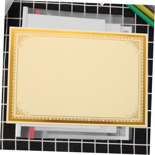 Papier Certificat A4 Or pour Récompenses Scolaires et Bureau - 7