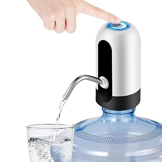 Electric Water & Oil Dispenser Pump for 20 Litre Bottle | USB Rechargeable Automatic Water Can Dispenser Pump with Tap for Home, Kitchen, Office & Outdoor Use | Portable Drinking Water Pump-image-49