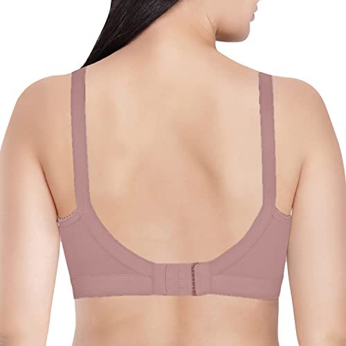 Image of Women's Poly Cotton Non-Padded Wire Free Full Coverage Bra