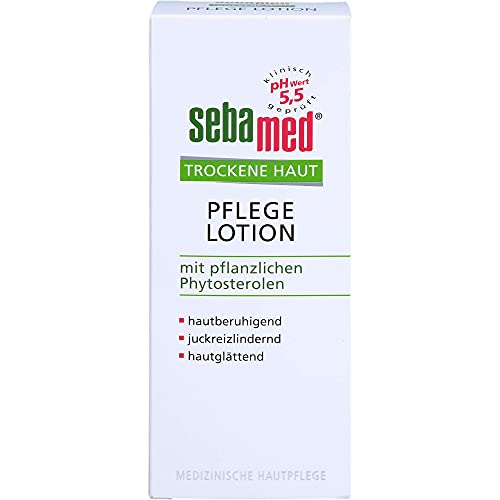 SEBAMED Trockene Haut Pflege Lotion, lindert wirksam Hautreizungen und stellt die natürliche Feuchtigkeitsbalance der Haut wieder her, 200 ml