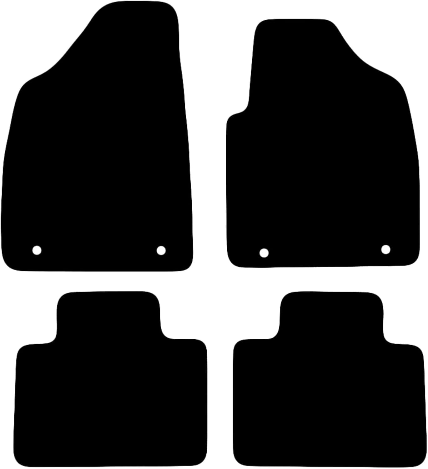 MatMajesty Tailored car mat for MG HS 2019-Onwards Auto Transmission- Premium quality -Custom Fit, Easy to Clean, All weather floor mats, Non-slip,set of 4 Pcs (Grey Trim, Velour Carpet)