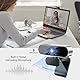 Webcam mit mikrofon Kamera pc cam, 1080p HD Mini Facecam Videokonferenz, 360° verstellbar USB Web Cam Plug&Play für Konferenz Live Streaming Aufnahme Kompatibel mit Skype/Zoom/YouTube