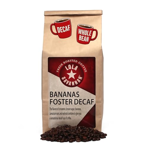 Lola Savannah Bananas Foster Café En Grano Descafeinado 2 lb