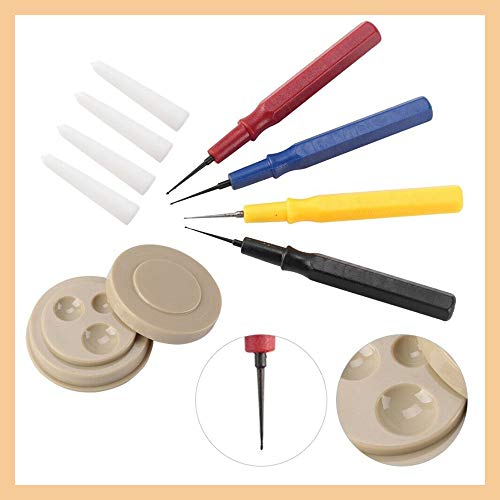 Acxico 1Set Watch Repair Tool Kit 4 Different Size Oiler Pen Needle With 1 Oil Cup For Watchmaker Watches Clocks Repair - Thumbnail 5