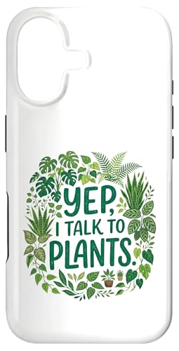 Funny Gardener Botanical Lover Sayings Yep, I Talk To Plants �X�}�z�P�[�X iPhone 17 �p