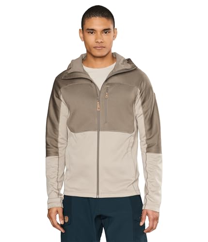 Image of Fjallraven Abisko Men's Trail Full Zip Hooded Fleece - Breathable, Comfortable, Lightweight Fleece Warmth - Hiking, Trekking