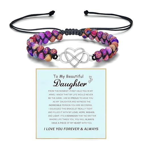 sunglnl To My Granddaughter �C���t�B�j�e�B�u���X���b�g ���΂�����񂩂� Forever Love Heart �V�R�c��� �_�u�����C���[ �p�[�v�� �r�[�Y �D�� ���b�v �� �u���X���b�g ���߉\ �ی� �M�t�g �W���G���[, 