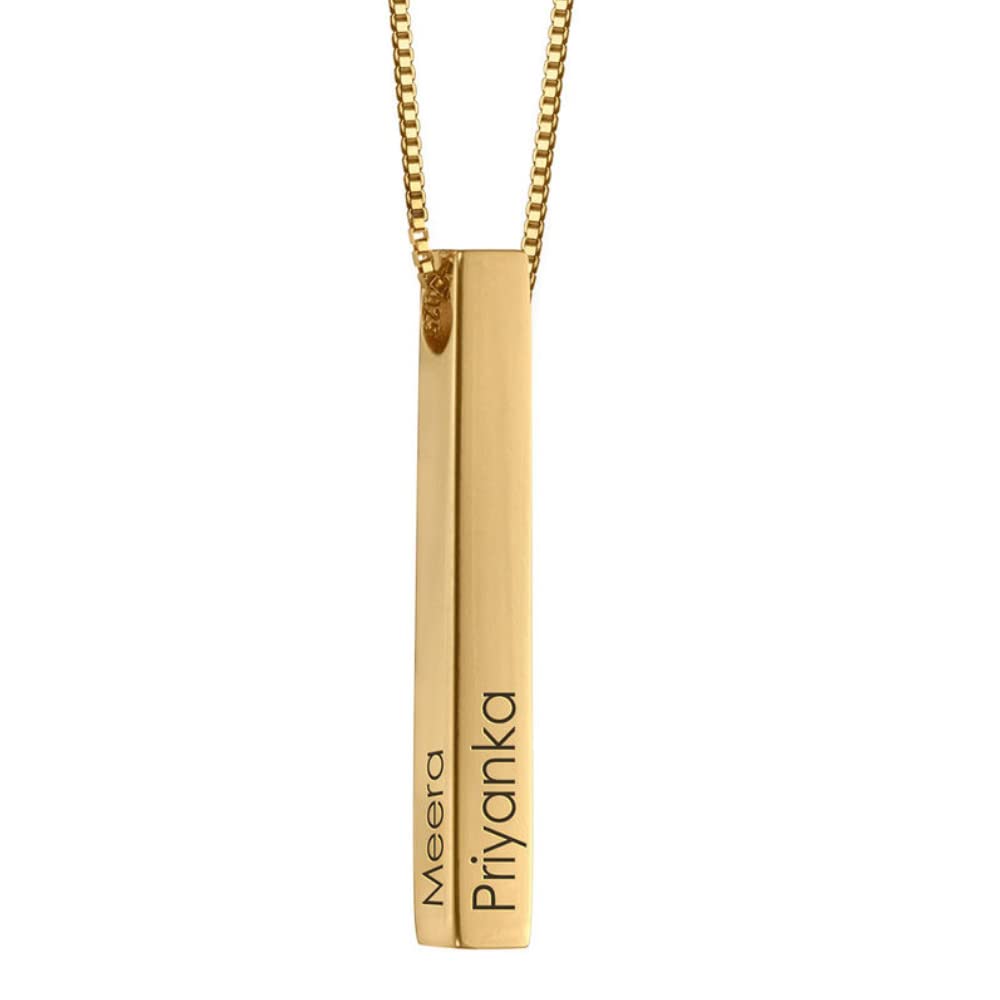 Personalised Stylish Brass Gold plated Customised Beautiful Locket Jewellery Gift Name Pendant Necklace for Men and Women for Birthday, Anniversary (Pack of 1)-image-25