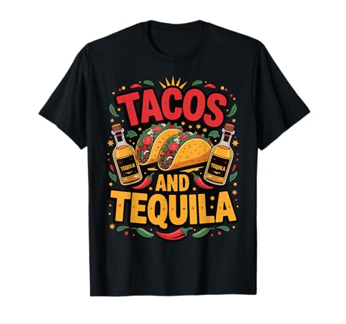 Tacos And Tequila Camiseta