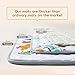 TreeBud Baby Play Mat - Thicken 50x50 Inch Soft Foam Crawling Mat for Playpen & Floor, Non-Slip Waterproof Playmats for Infants & Toddlers, Portable Foldable & Machine Washable, Dinosaur & Letters