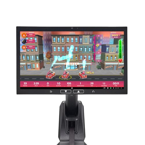 Image of Aviron Strong Series Rower: 22 inch HD Touchscreen, Dual Air & Magnetic Resistance up to 100 lbs. Game-Based Workouts, Streaming, Compact Design, Black