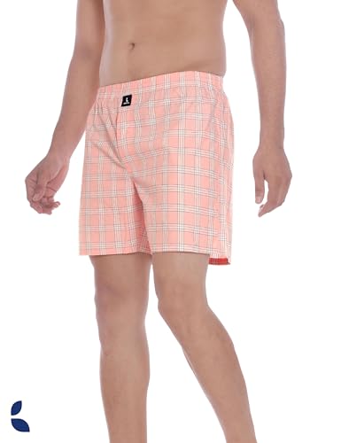 Image of Cotton Boxer Shorts for Men, Breathable, Comfortable & Lightweight (Pack of 2)