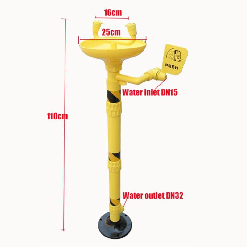 Gfdbhjer Portable Eye Wash Station, Emergency Eyewash Station, Vertical Eye Wash Unit, Eye Emergency Shower System